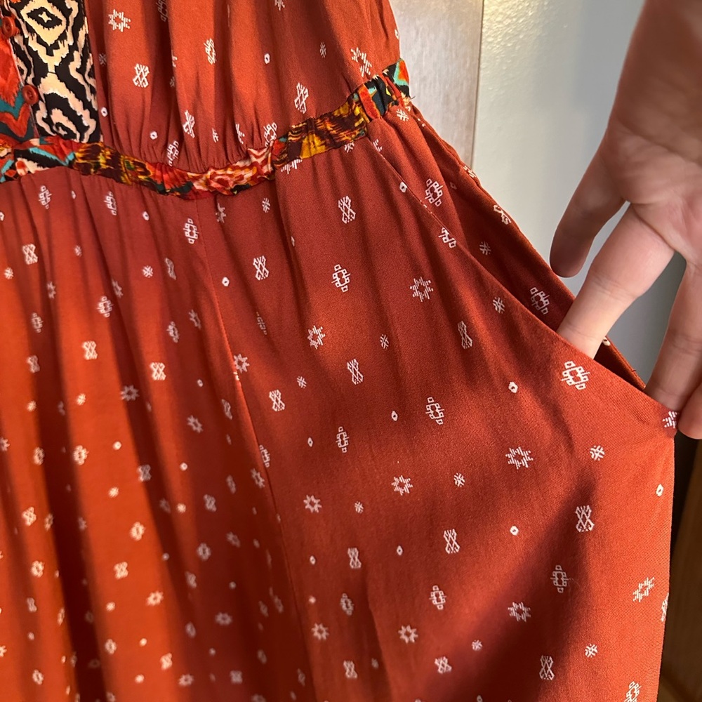 Torrid Fit and Flare Boho Dress - Picture 2 of 4